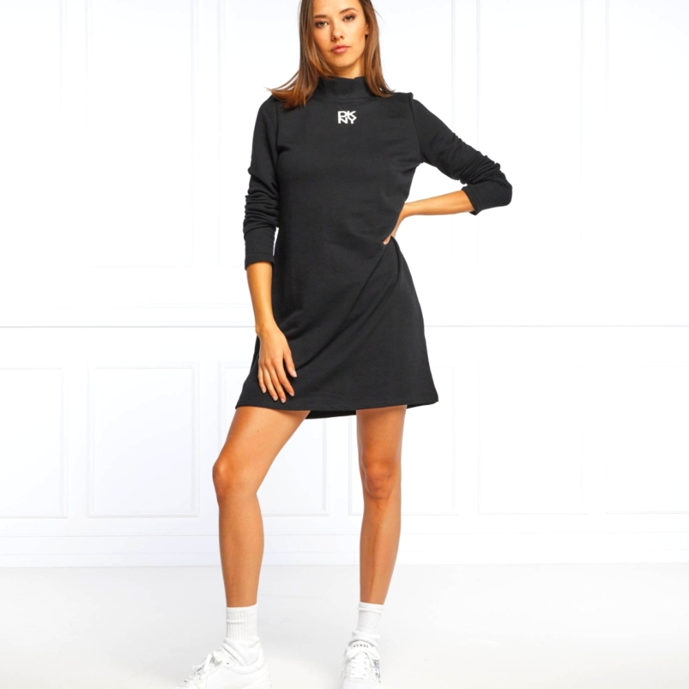 DKNY Black Long Sleeve Dress